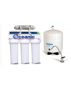 California Edition: 5 Stage Reverse Osmosis Water Filtration System 75 GPD | 1:1 Drain Ratio Low Waste/High Recovery RO System