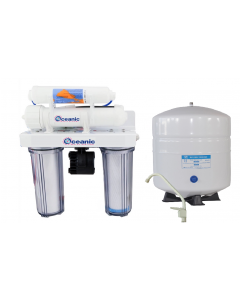  4 Stage Reverse Osmosis Drinking Water Filter System + Permeate Pump 100 GPD