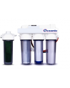 5 Stage - 0 PPM Reverse Osmosis/Deionization Aquarium Reef Water Filter System, 150 GPD