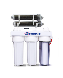 Oceanic Aquarium Reef Reverse Osmosis DI Water Filter 6 Stage System 75 GPD | 0 ppm USA