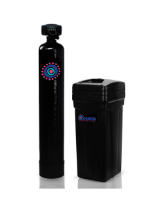 Fleck Well Water Softener + Iron, Sulfur Reducing Whole House Water System + KDF 85 MediaGuard | 1.5 cu ft 48,000 Grain -  Iron Pro 3