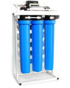 Light Commercial Reverse Osmosis Water Filtration System 400 GPD with Booster Pump | 20" Filters