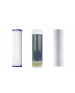 Standard Replacement Water Pre-filters for 10" Housing: Pleated Sediment, Carbon Block, GAC/KDF55
