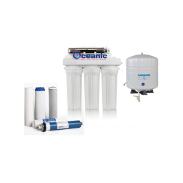 Oceanic Residential UV Reverse Osmosis RO Well  Water Filtration System | 6 Stage - 75 GPD