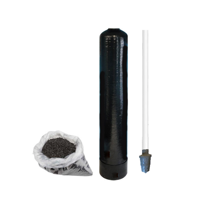 Replacement Water Filter Tank Pre Loaded Activated Coconut Shell Carbon Gac And Riser Tube